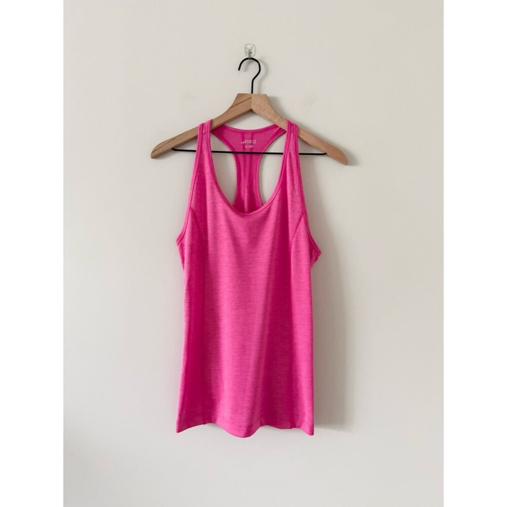 BCG Athletic Pink Racerback Tank Top Size S
